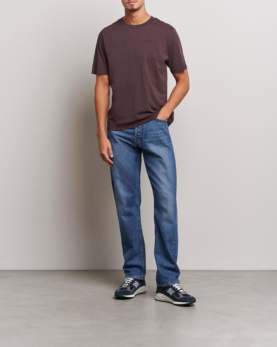 Uomini | T-shirt | Peak Performance | Original Logo Crew Neck T-Shirt Desert Plum