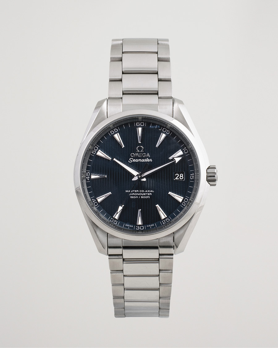 Uomini | Omega Pre-Owned Seamaster Aqua Terra 231.10.42.21.03.003 Steel Blue | Omega Pre-Owned | Seamaster Aqua Terra 231.10.42.21.03.003 Steel Blue