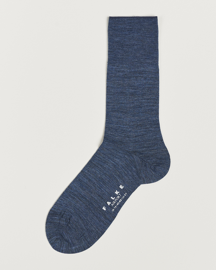 Uomini | Biancheria intima | Falke | Airport Socks Dark Blue Melange