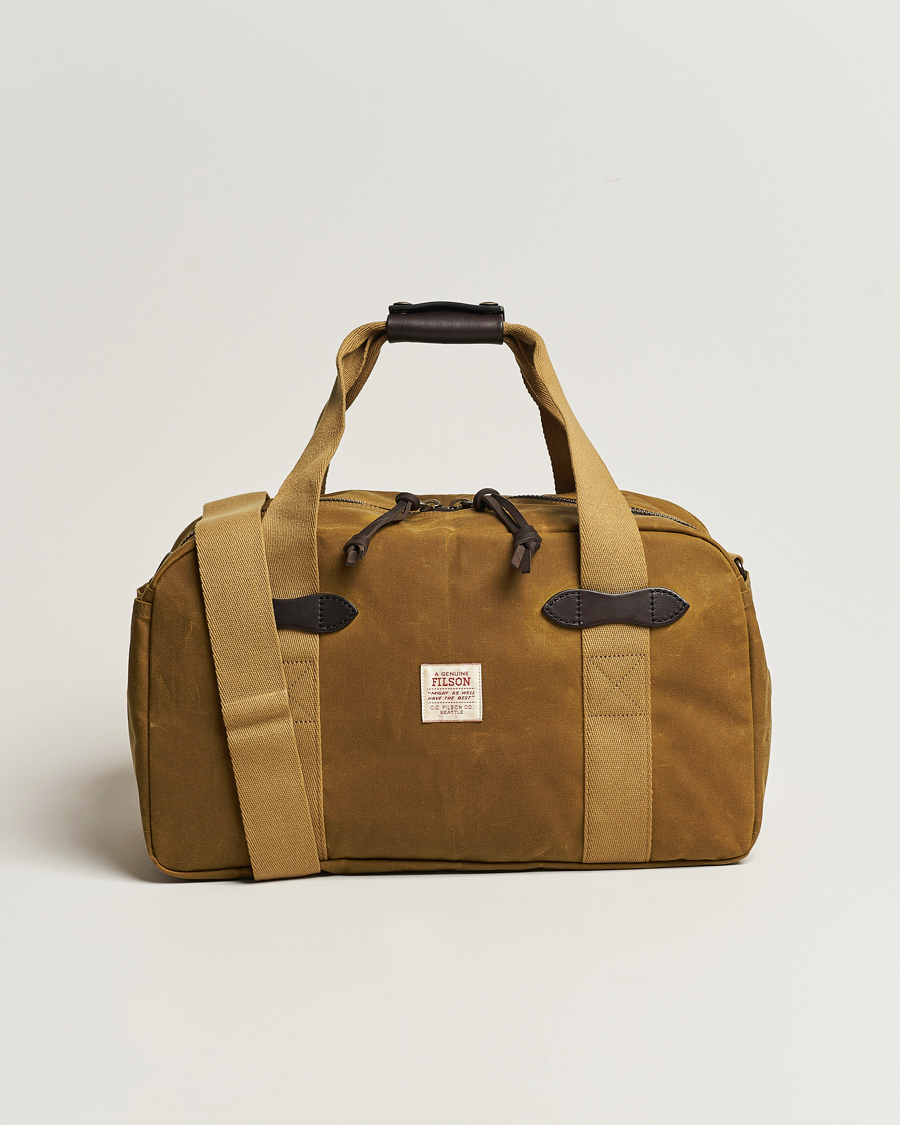 Uomini | Filson Tin Cloth Small Duffle Bag Dark Tan | Filson | Tin Cloth Small Duffle Bag Dark Tan