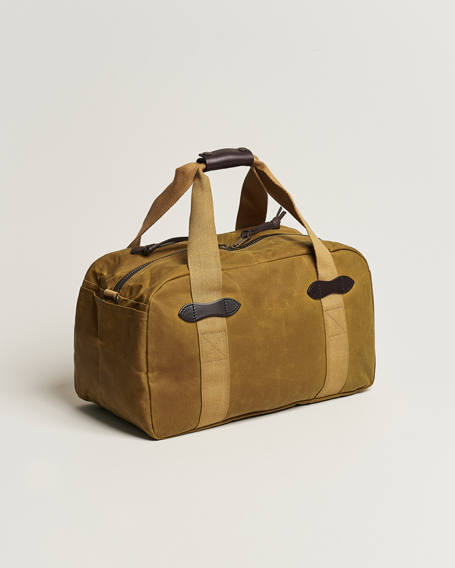Uomini | Filson Tin Cloth Small Duffle Bag Dark Tan | Filson | Tin Cloth Small Duffle Bag Dark Tan