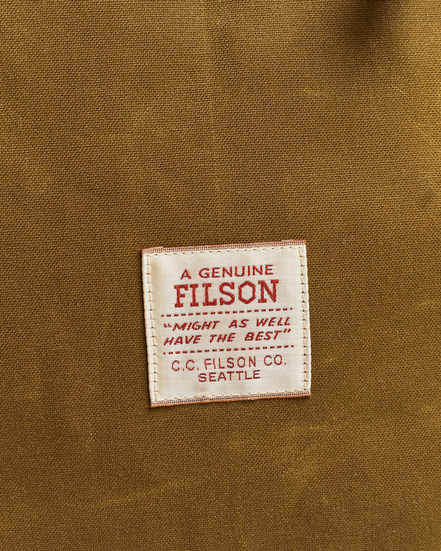 Uomini | Filson Tin Cloth Small Duffle Bag Dark Tan | Filson | Tin Cloth Small Duffle Bag Dark Tan