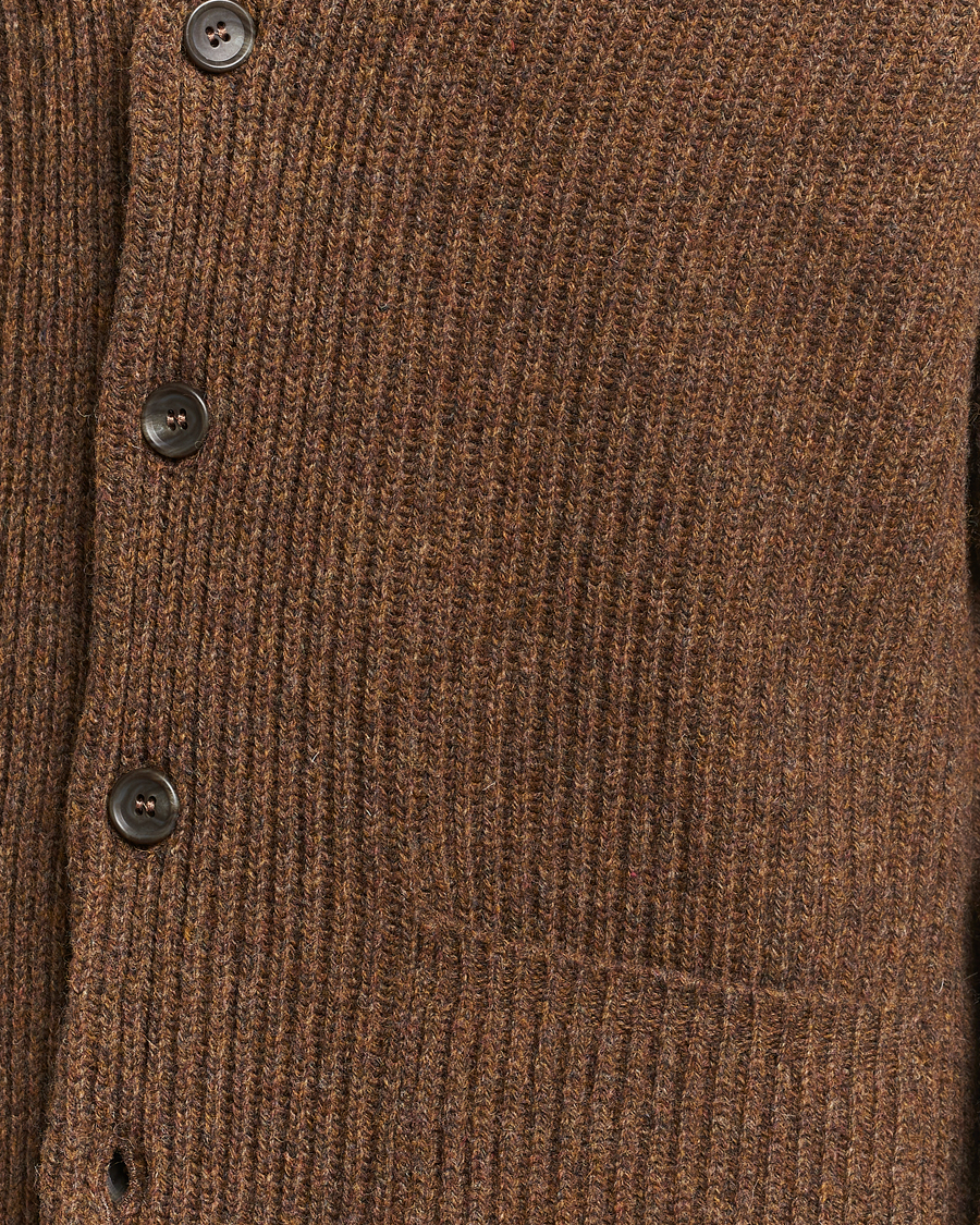 Uomini | Maglieria | Filson | Bristol Wool Cardigan Brown Heather