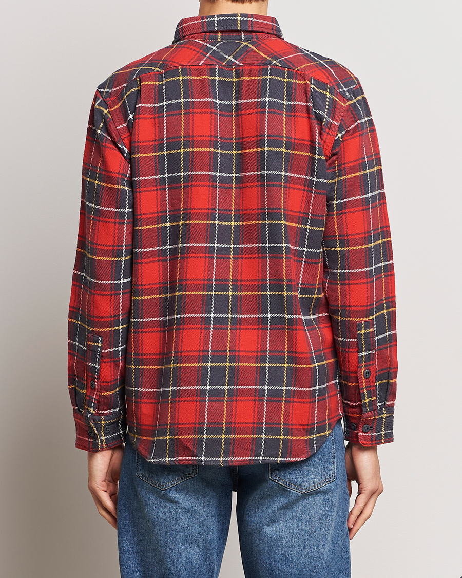 Uomini | Camicie | Filson | Vintage Flannel Work Shirt Red Charcoal Plaid