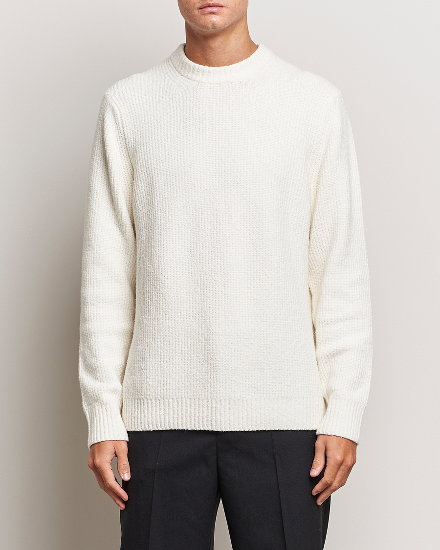 Uomini | Maglieria | Samsøe Samsøe | Alts Heavy Knitted Crew Neck Clear Cream