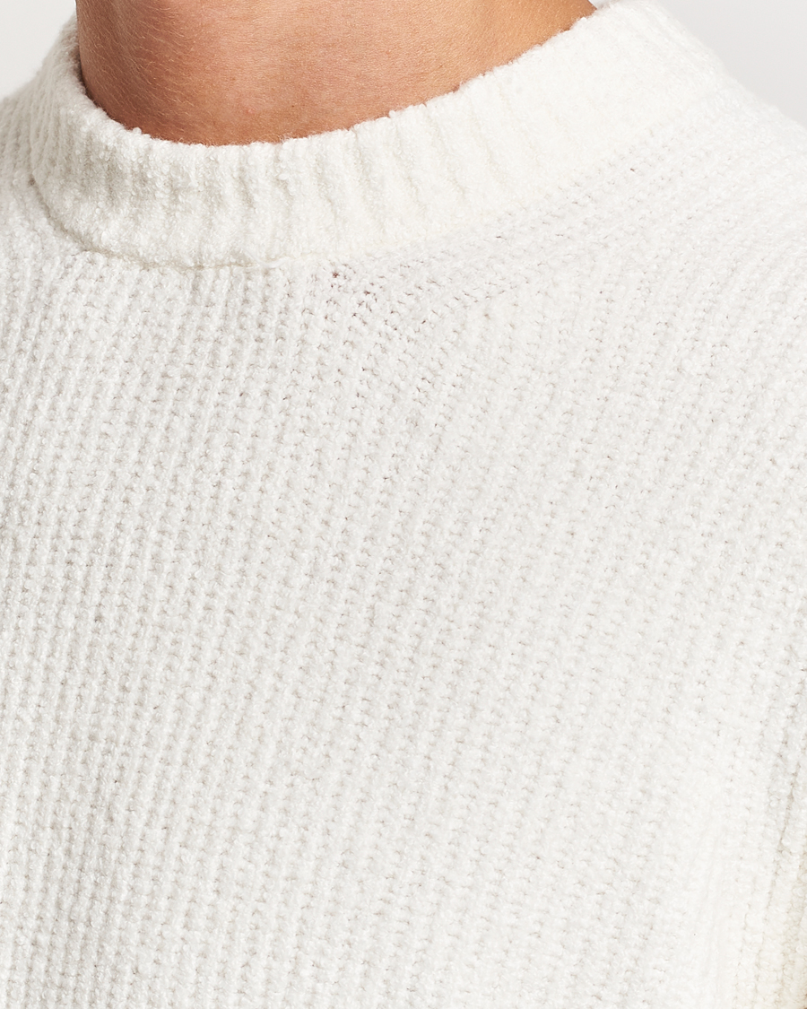 Uomini | Maglieria | Samsøe Samsøe | Alts Heavy Knitted Crew Neck Clear Cream