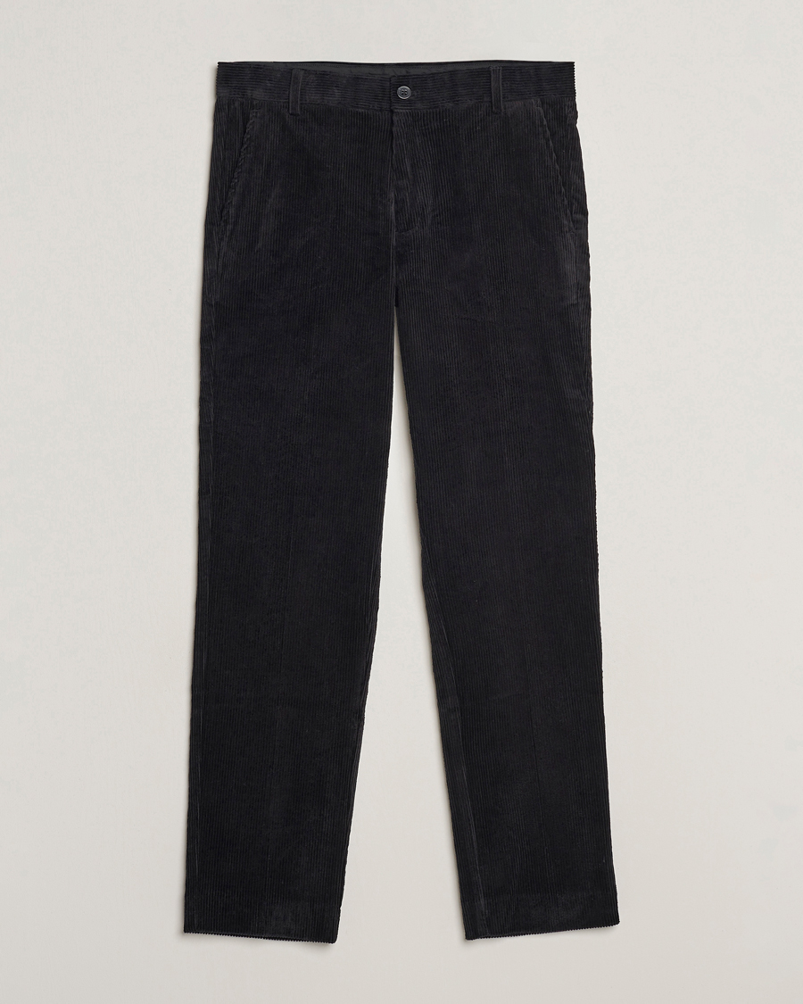 Uomini | Pantaloni | Samsøe Samsøe | Samsøe & Samsøe Felix Corduroy Trousers Black