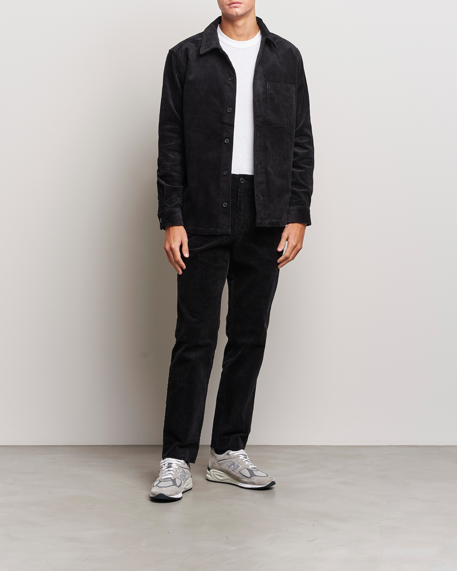 Uomini | Pantaloni | Samsøe Samsøe | Samsøe & Samsøe Felix Corduroy Trousers Black