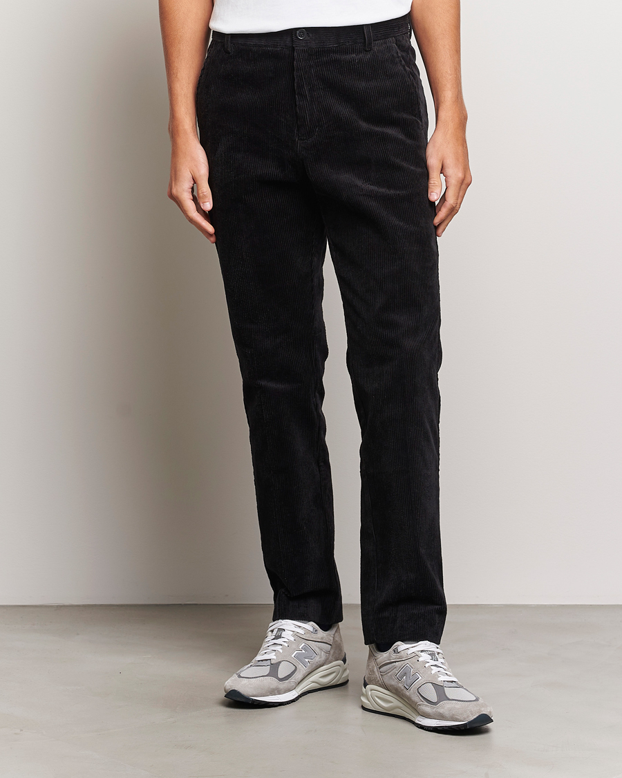 Uomini | Pantaloni | Samsøe Samsøe | Samsøe & Samsøe Felix Corduroy Trousers Black