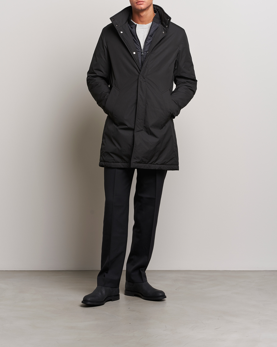 Uomini | Giacche | J.Lindeberg | Hollis Tech Padded Coat Black