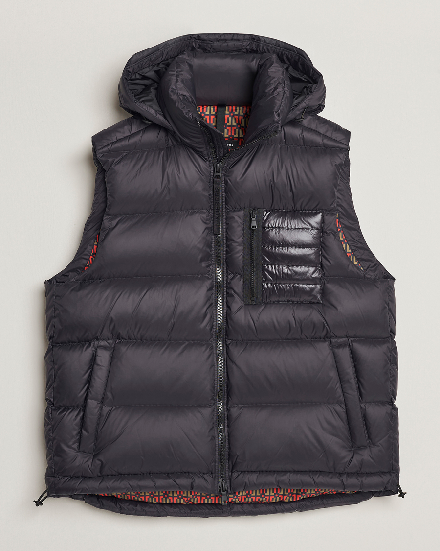 Uomini | Giacche | J.Lindeberg | Duke Hoodded Down Vest Black