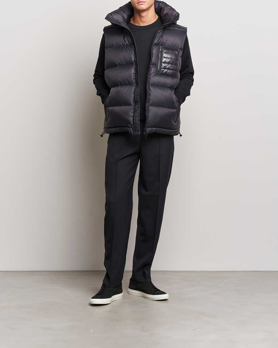 Uomini | Giacche | J.Lindeberg | Duke Hoodded Down Vest Black