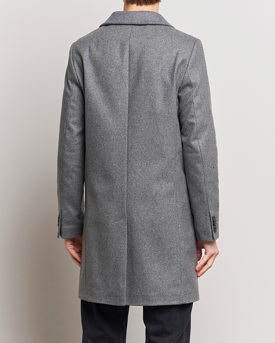 Uomini | Giacche | J.Lindeberg | Holger Melton Coat Mid Grey Mel