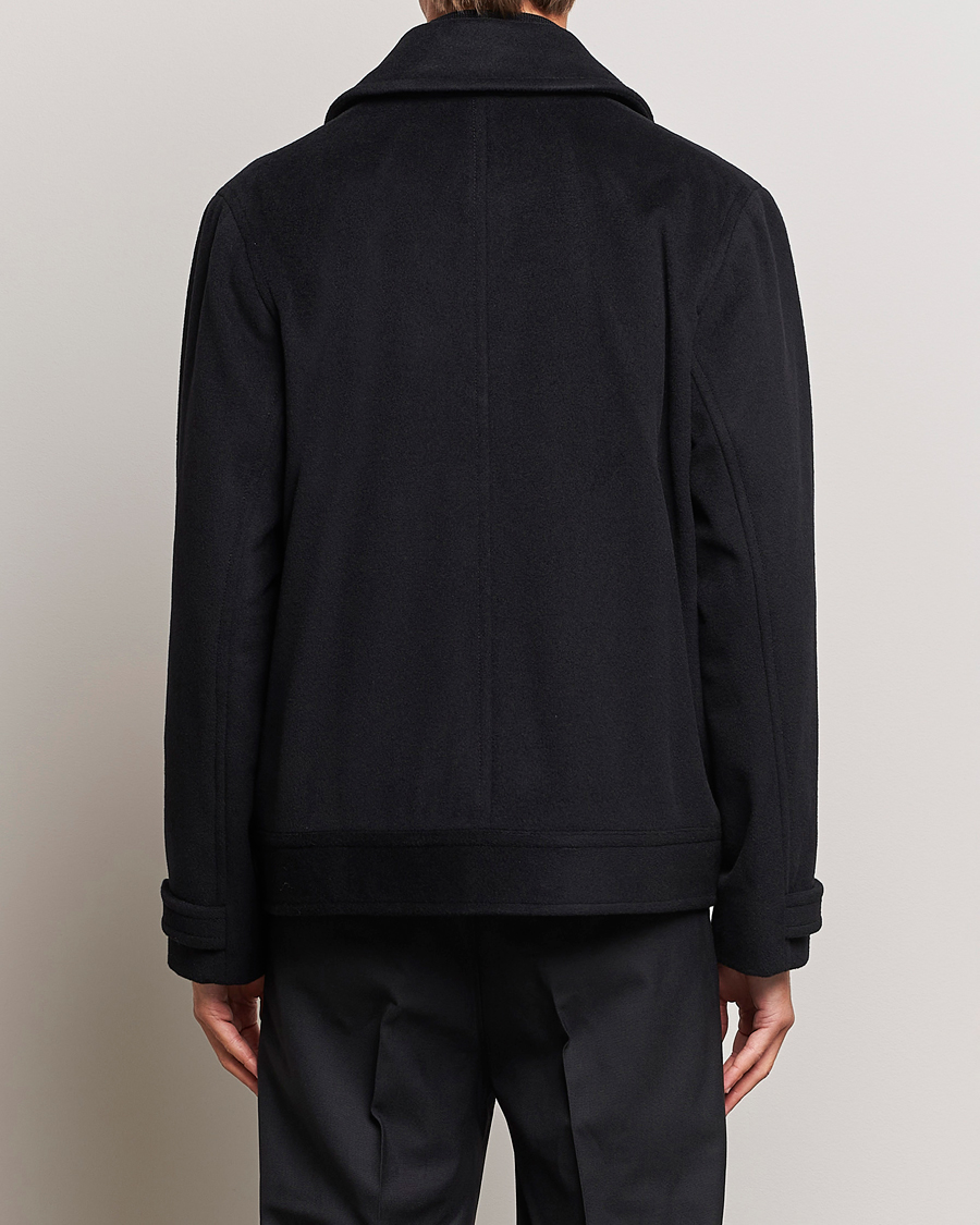 Uomini | Giacche | J.Lindeberg | Don Double Breasted Wool/Cashmere Jacket Black