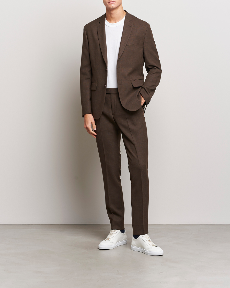 Uomini | Blazers | J.Lindeberg | Hopper Active Hopsack Blazer Delicioso