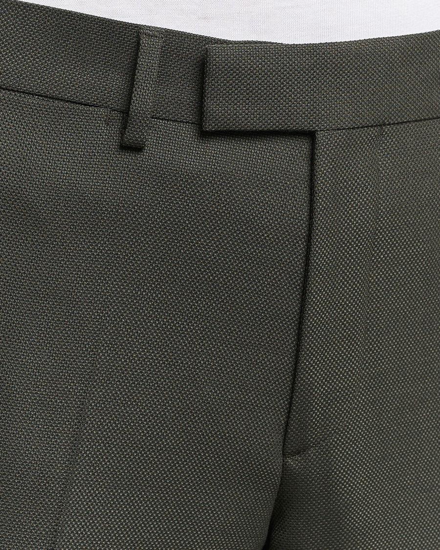 Uomini | Pantaloni | J.Lindeberg | Grant Active Hopsack Pants Forest Green