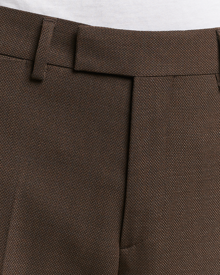 Uomini | Pantaloni | J.Lindeberg | Grant Active Hopsack Pants Delicioso