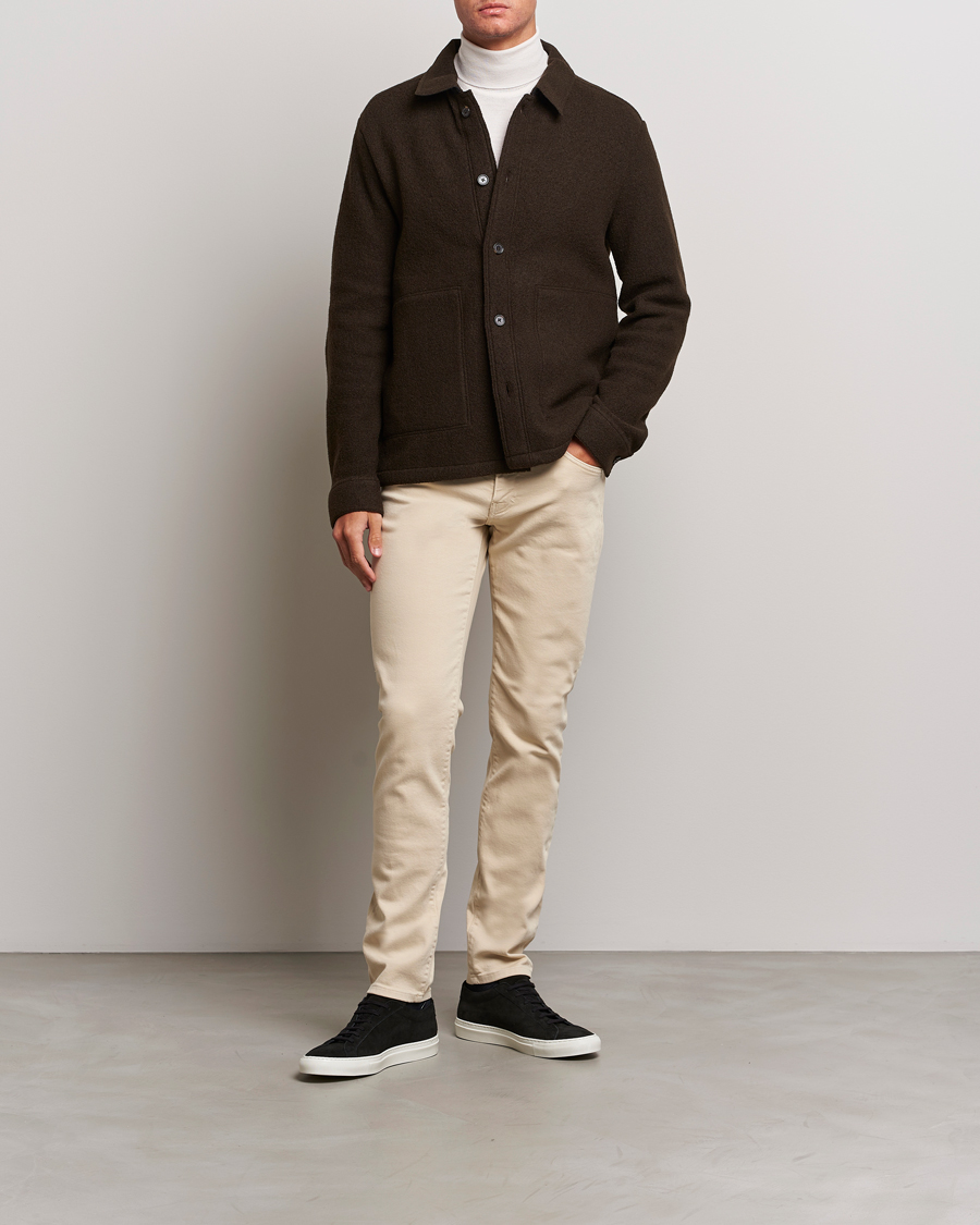 Uomini | Jeans | J.Lindeberg | Jay Solid Stretch Jeans Oyster Grey