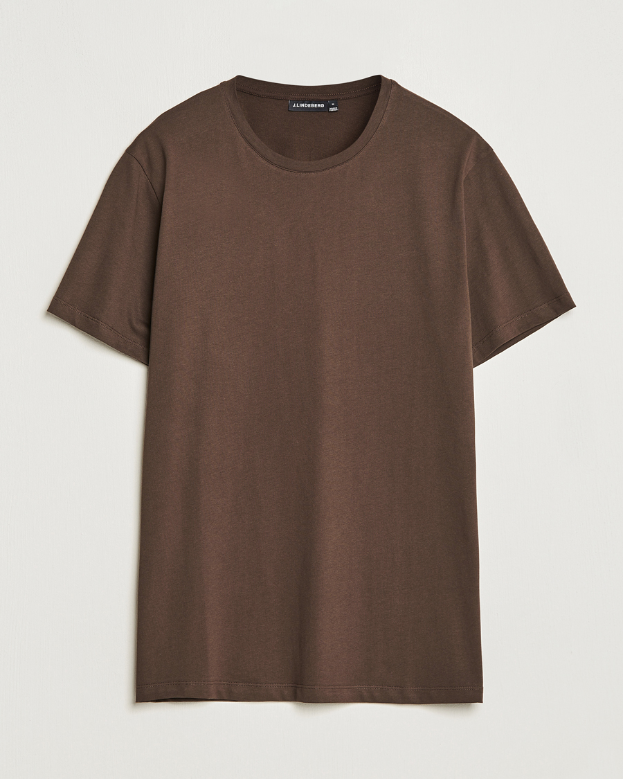 Uomini | T-shirt | J.Lindeberg | Sid Cotton Crew Neck Tee Delicioso