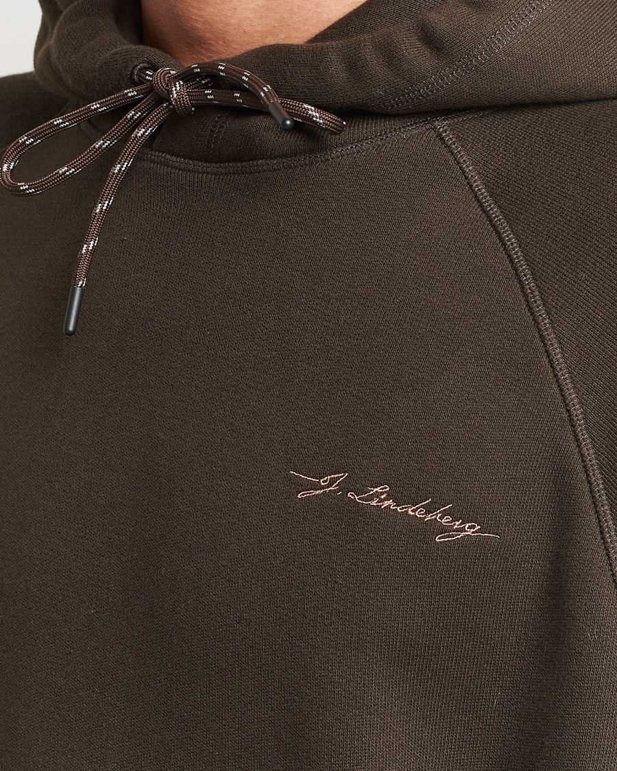Uomini | Maglieria | J.Lindeberg | Wildwood Cotton Hoodie Delicioso