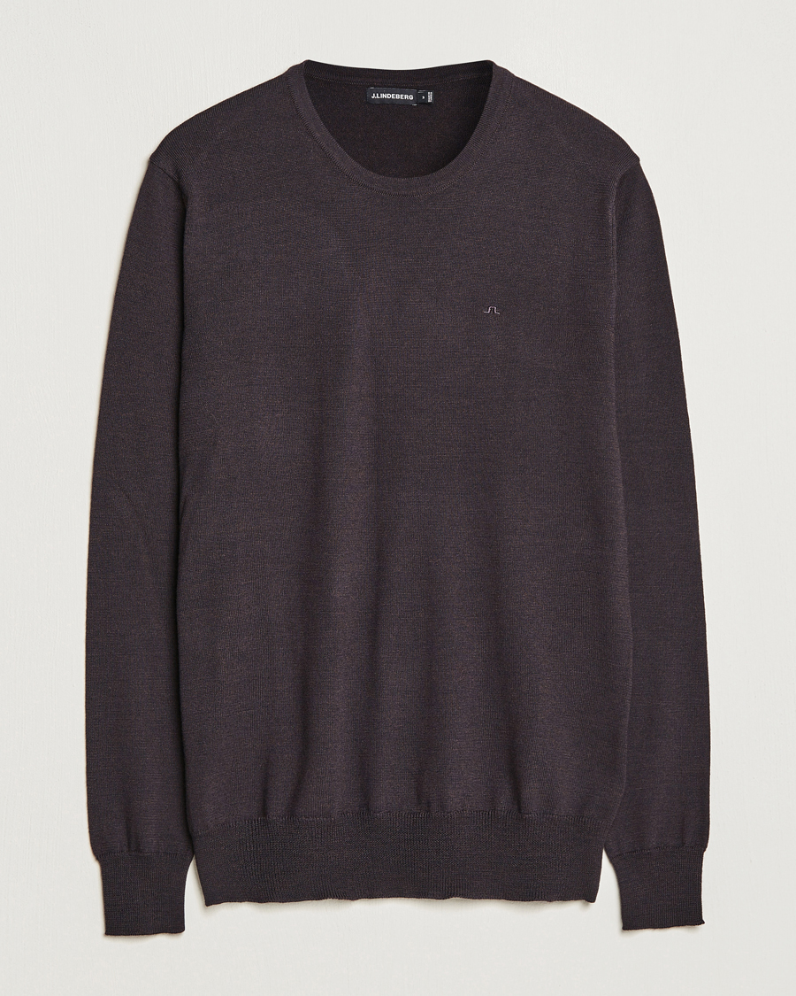 Uomini | Maglieria | J.Lindeberg | Lyle True Merino Crew Neck Pullover Delicioso