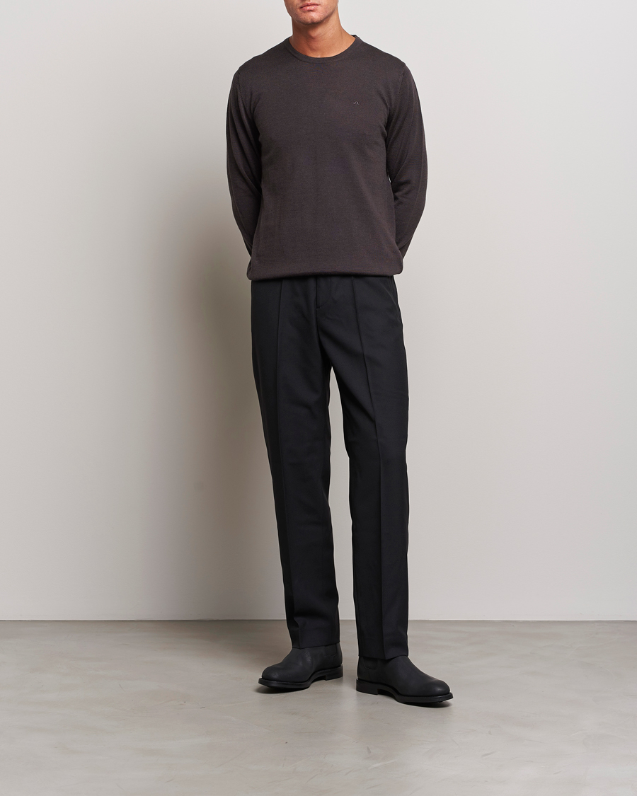 Uomini | Maglieria | J.Lindeberg | Lyle True Merino Crew Neck Pullover Delicioso