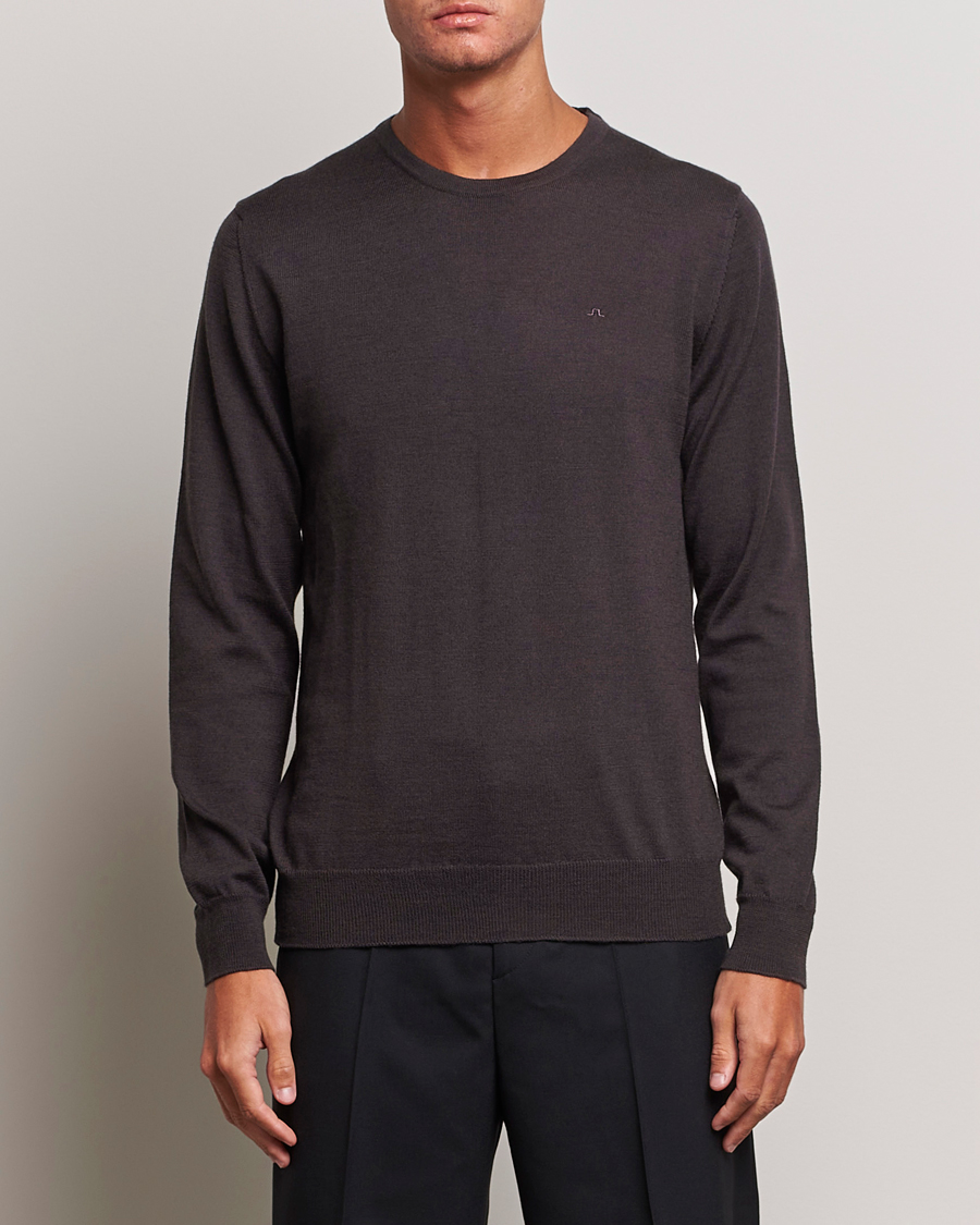 Uomini | Maglieria | J.Lindeberg | Lyle True Merino Crew Neck Pullover Delicioso