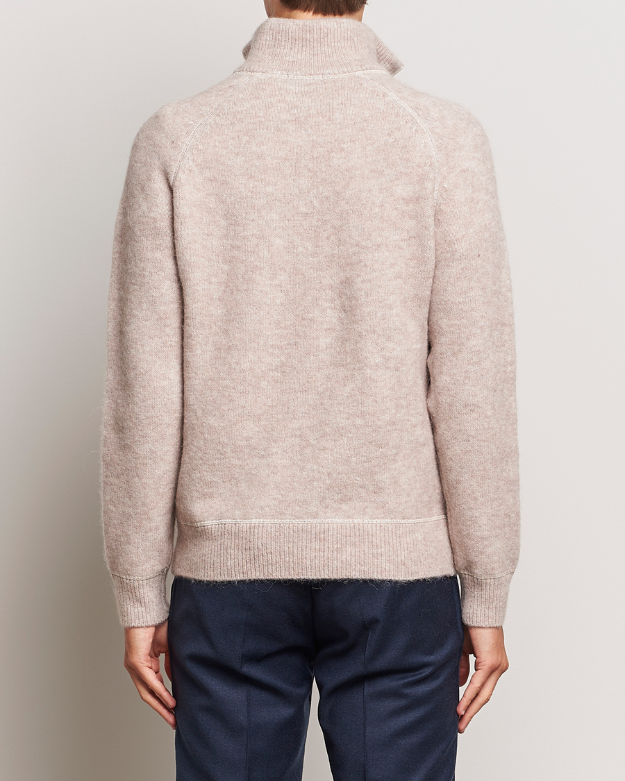 Uomini | Maglieria | J.Lindeberg | Wilton Half Zip Sweater Oyster Grey