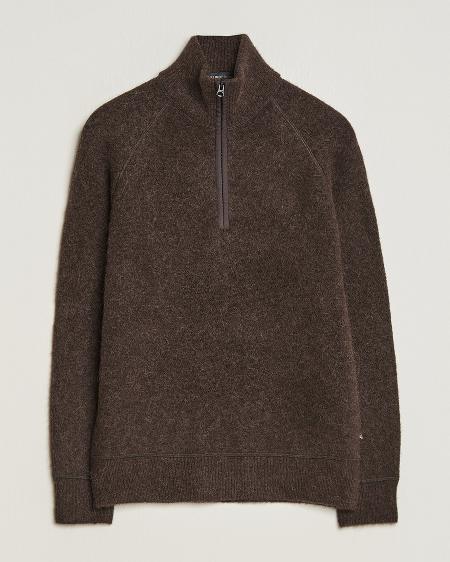Uomini | Maglieria | J.Lindeberg | Wilton Half Zip Sweater Delicioso
