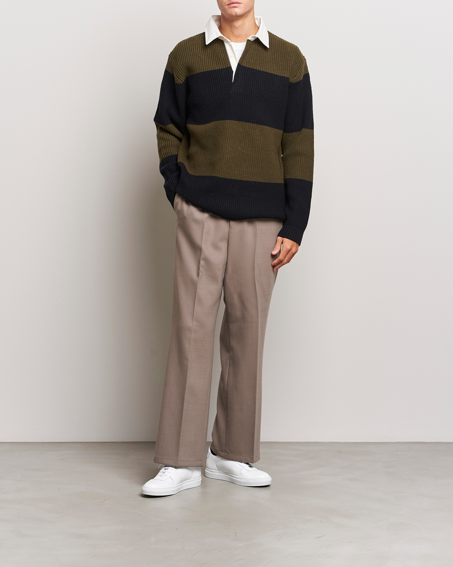 Uomini | Maglieria | J.Lindeberg | Larkspur Knitted Rugby Black