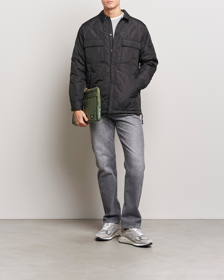Uomini | Giacche | TAION | Padded Military CPO Shirt Jacket Black
