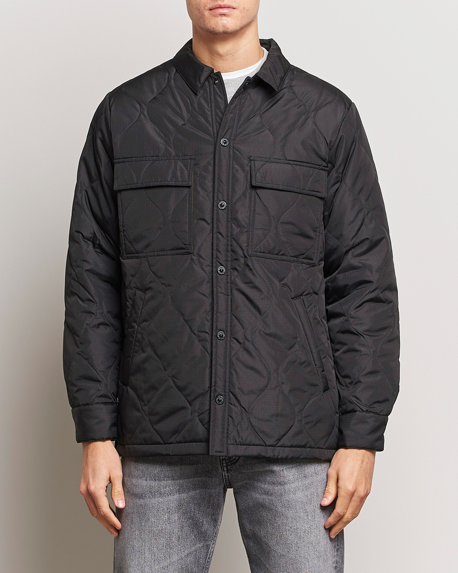Uomini | Giacche | TAION | Padded Military CPO Shirt Jacket Black