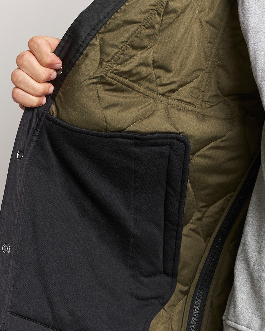 Uomini | Giacche | TAION | Padded Military CPO Shirt Jacket Black