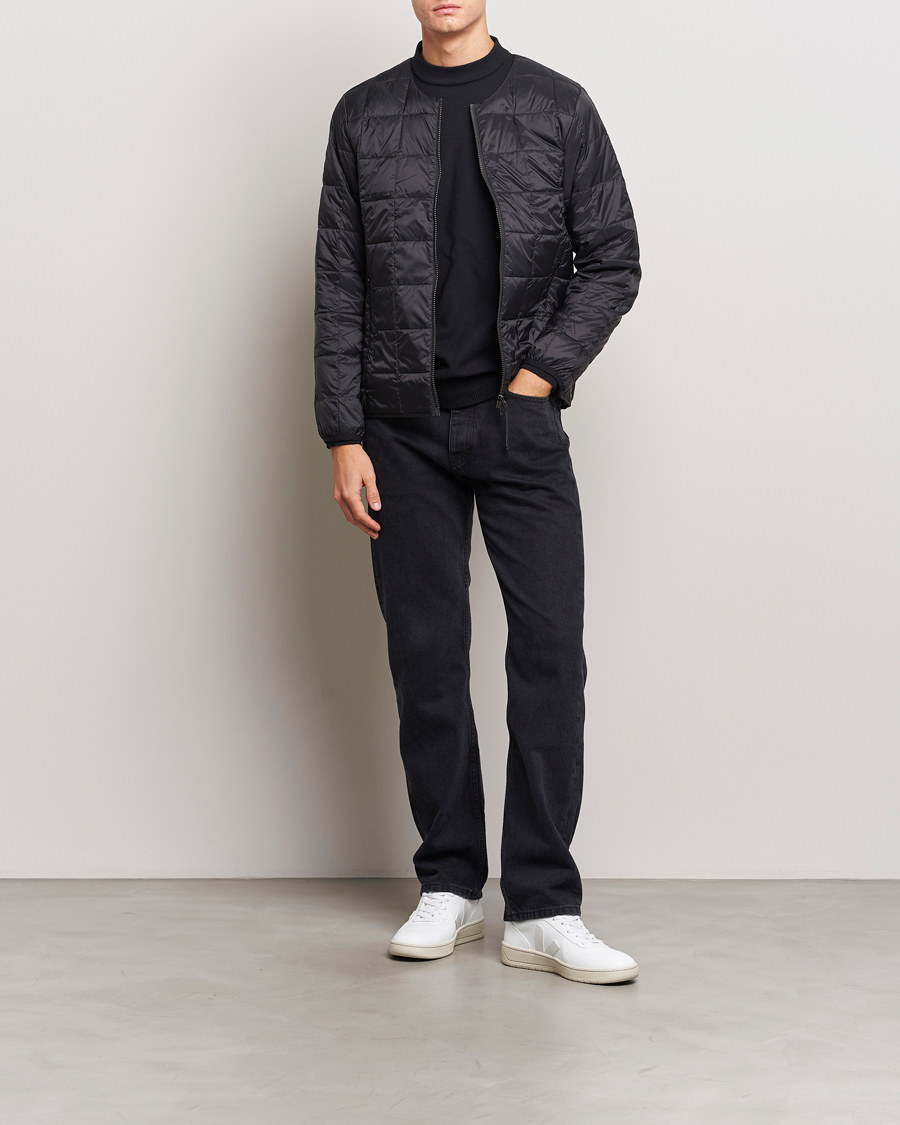 Uomini | Giacche | TAION | Crew Neck W-Zip Down Jacket Black