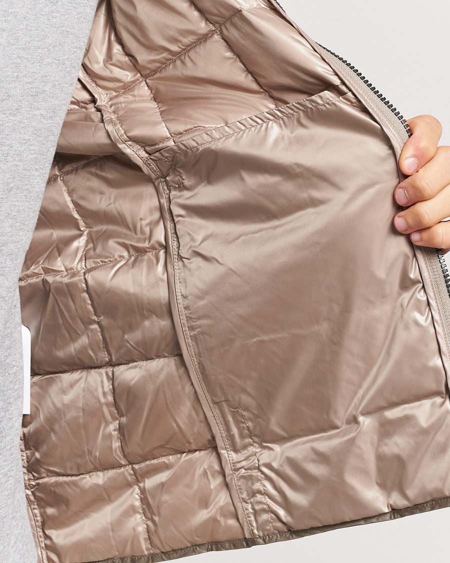 Uomini | Giacche | TAION | Crew Neck W-Zip Down Jacket Khaki