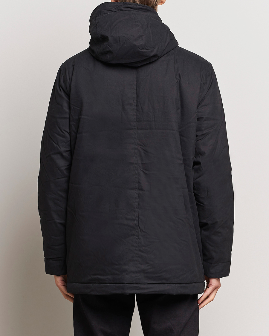 Uomini | Giacche | Lyle & Scott | Micro Fleece Parka Jet Black