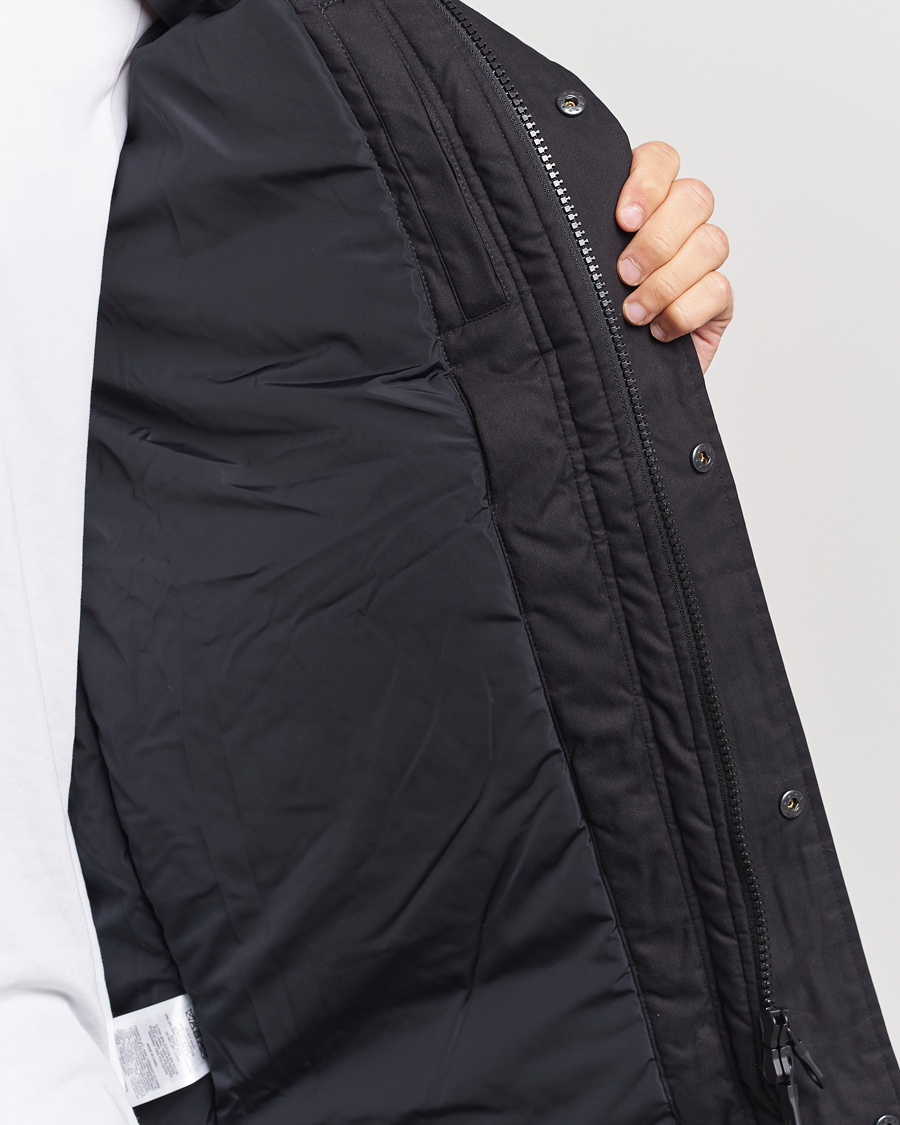 Uomini | Giacche | Lyle & Scott | Micro Fleece Parka Jet Black