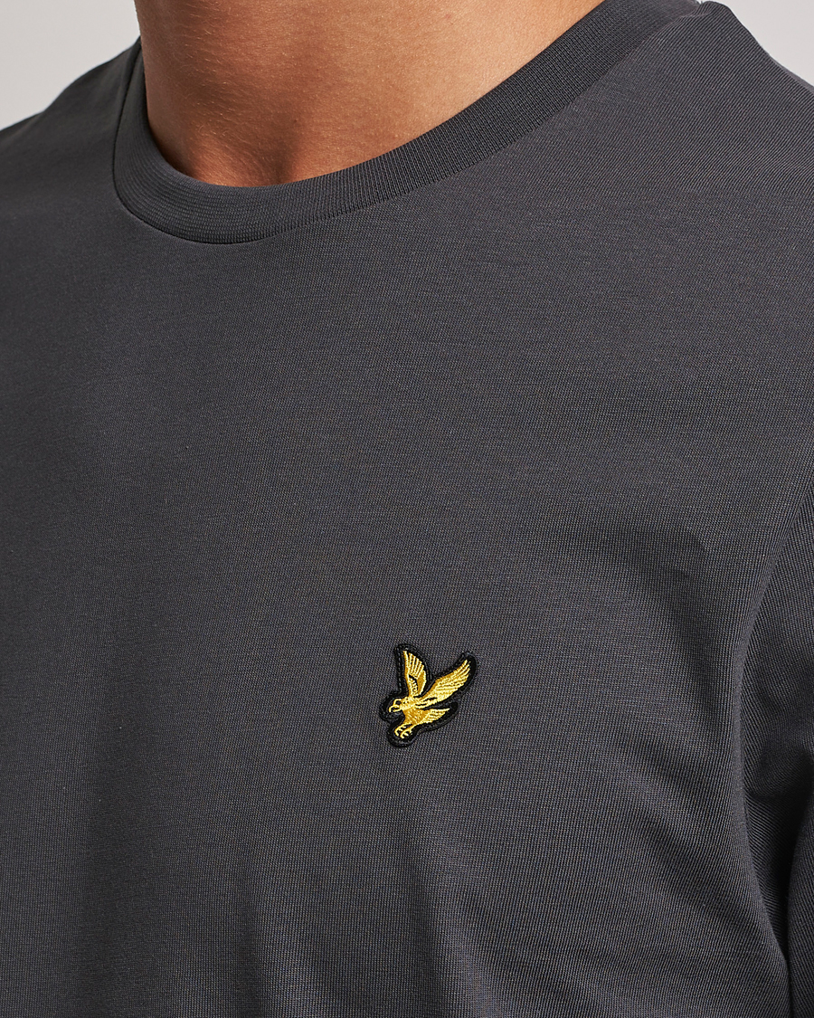 Uomini | T-shirt | Lyle & Scott | Cotton Crew Neck T-Shirt Gunmetal
