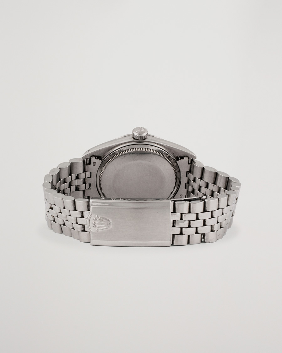 Uomini | Rolex Pre-Owned Datejust 1603 Oyster Perpetual Steel Black | Rolex Pre-Owned | Datejust 1603 Oyster Perpetual Steel Black