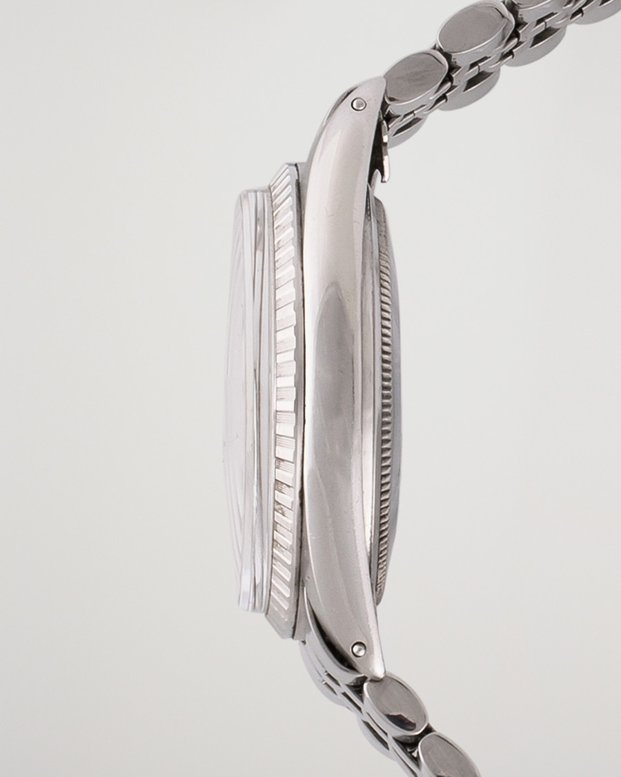 Uomini | Rolex Pre-Owned Datejust 1603 Oyster Perpetual Steel Black | Rolex Pre-Owned | Datejust 1603 Oyster Perpetual Steel Black