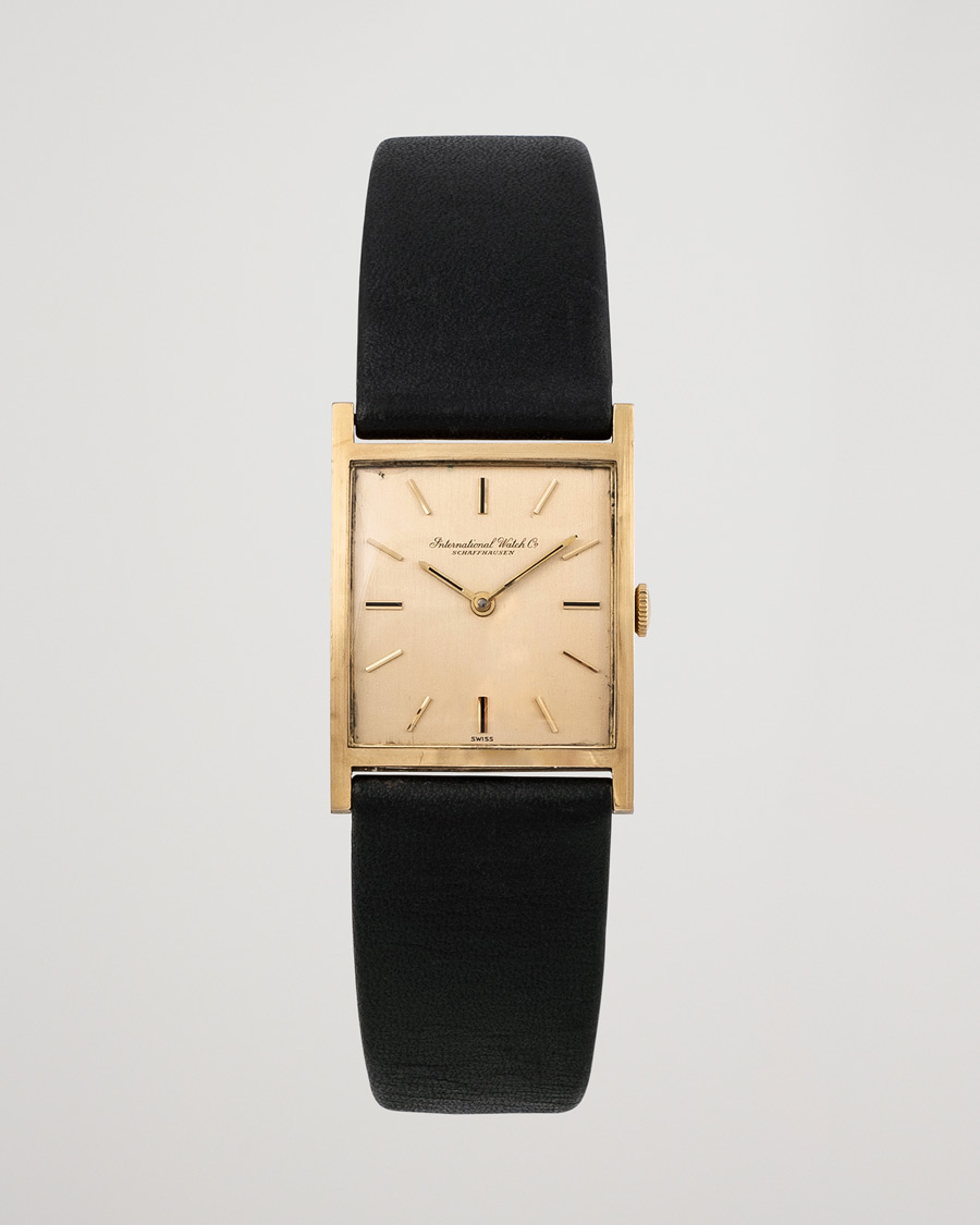 Uomini | IWC Pre-Owned Tank 18K Gold Black | IWC Pre-Owned | Tank 18K Gold Black