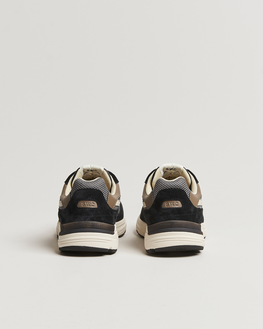 Uomini | Stepney Workers Club Amiel S-Strike Suede Sneaker Black/Grey | Stepney Workers Club | Amiel S-Strike Suede Sneaker Black/Grey