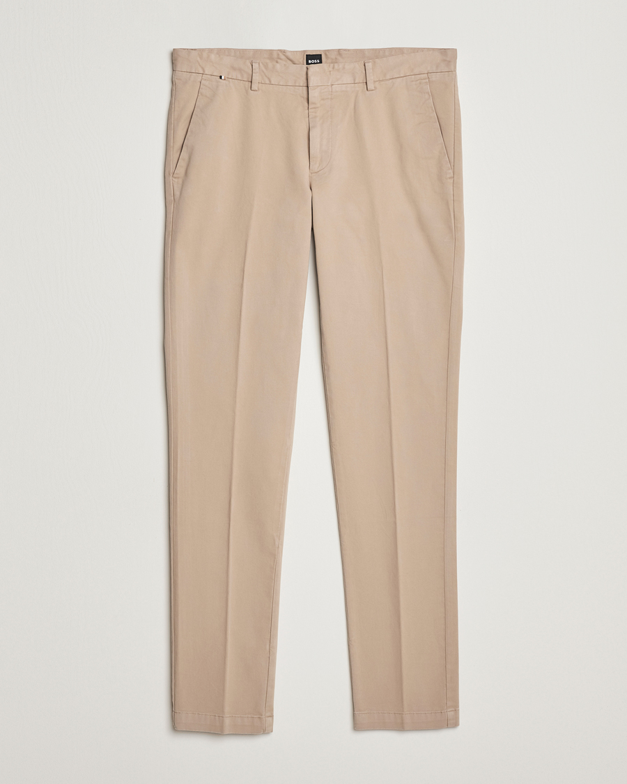 Uomini | Pantaloni | BOSS BLACK | Kaito1 Chinos Open Beige