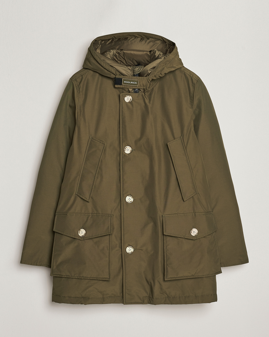 Uomini | Giacche | Woolrich | Arctic Parka No Fur Dark Green