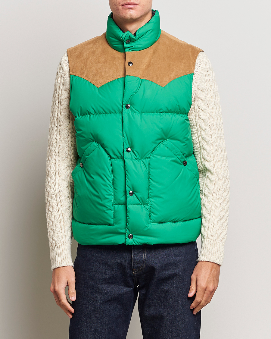 Uomini | Giacche | Woolrich | Western Down Vest Kelly Green