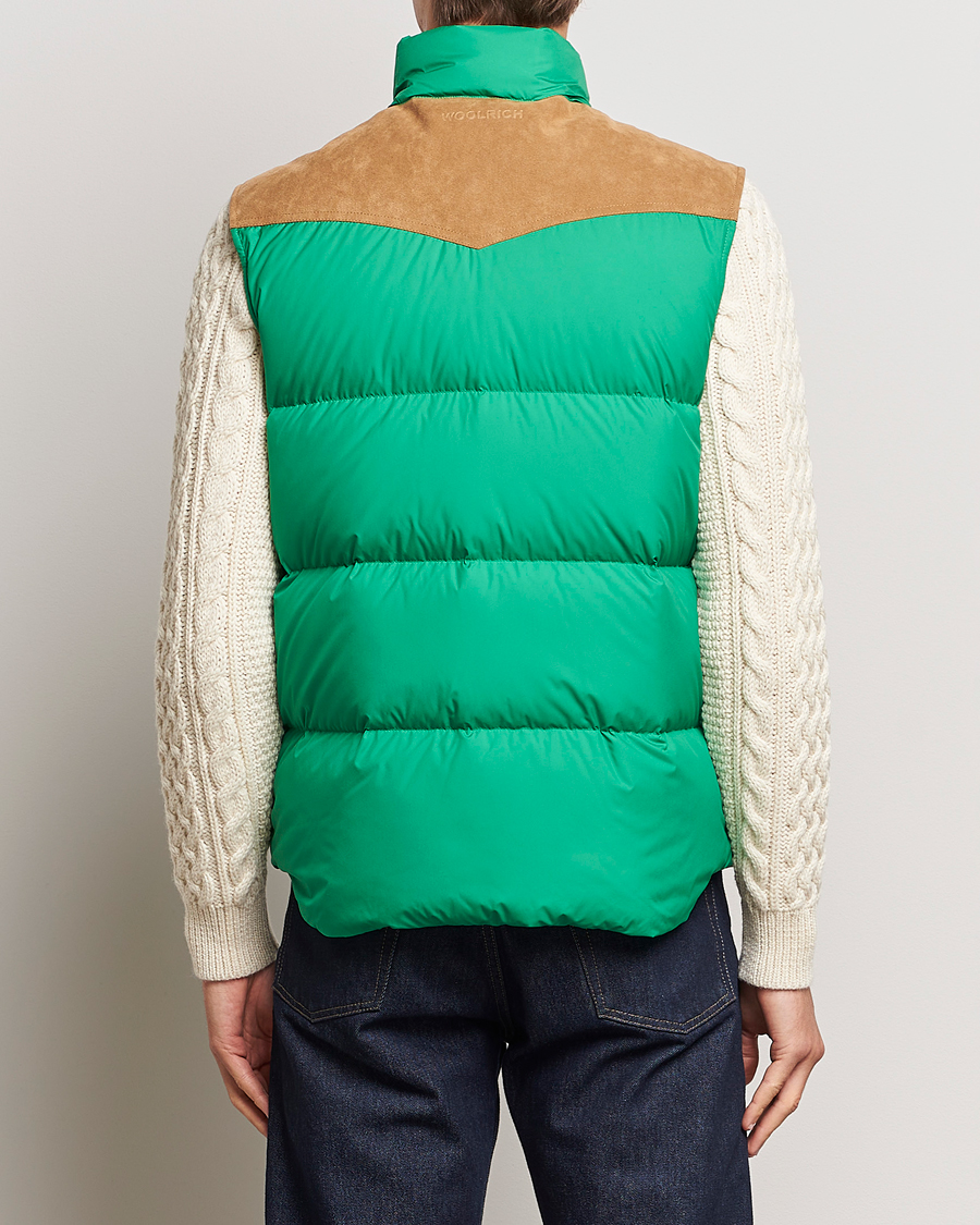 Uomini | Giacche | Woolrich | Western Down Vest Kelly Green