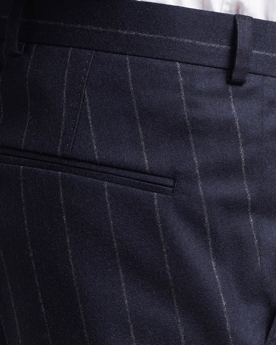 Uomini | Abiti | Oscar Jacobson | Fogerty Denz Pinstripe Wool Suit Navy