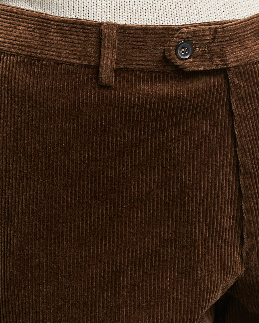 Uomini | Pantaloni | Oscar Jacobson | Denz Corduroy Trousers Camel