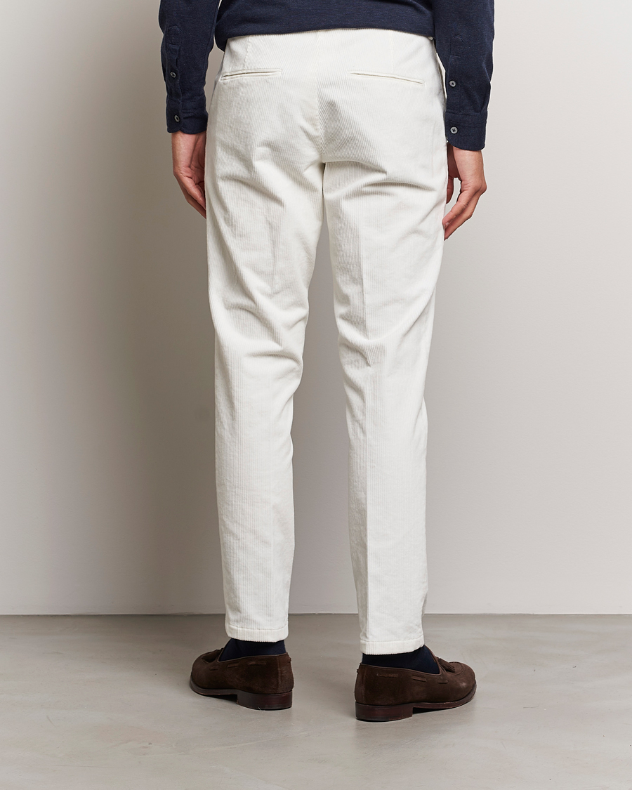 Uomini | Pantaloni | Oscar Jacobson | Denz Corduroy Trousers White