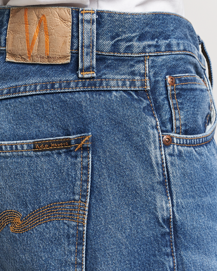 Uomini | Jeans | Nudie Jeans | Gritty Jackson Jeans Blue Traces
